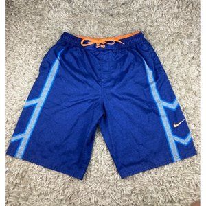 Blue Nike Board Shorts Swim Trunks Adult Sz Medium